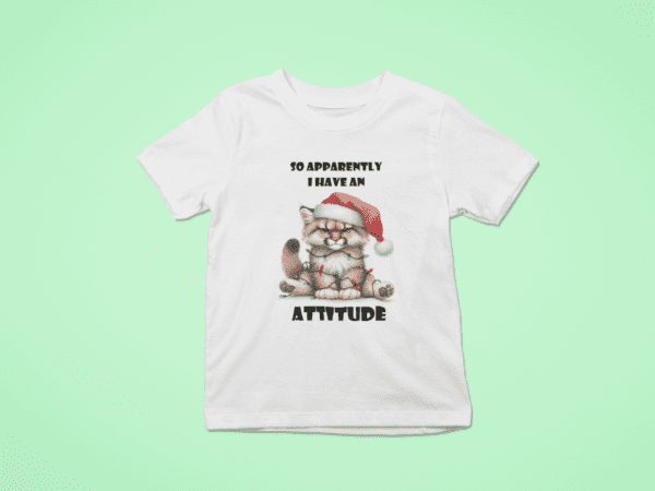 Christmas Cougar Attitude T-Shirt