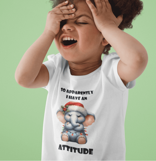 Christmas Elephant Attitude T-Shirt