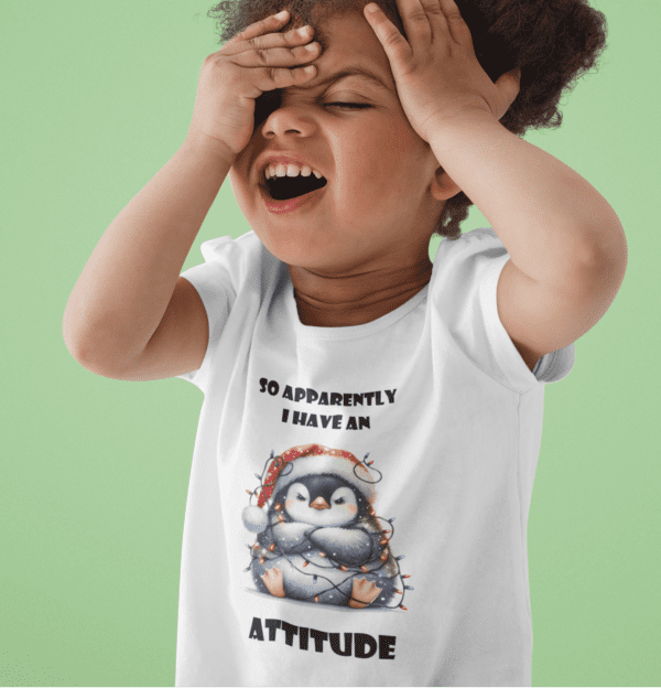 Christmas Penguin Attitude T-Shirt