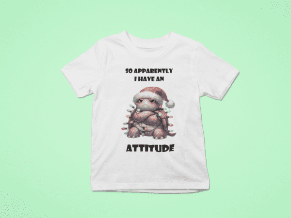 Christmas Turtle Attitude T-Shirt